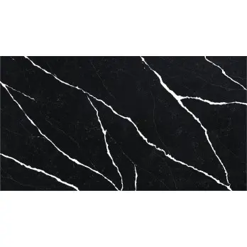 Calacatta Black 75sqft Super Jumbo 3CM Quartz