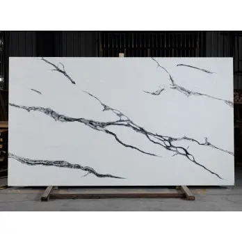 Calacatta Smoky Jumbo 3CM Quartz Slab