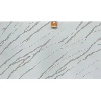 Calacatta Gold Flake Quartz Slab