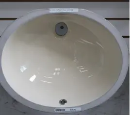 Oval Vanity Sink - Almond Oval Vanity Sink - Almond