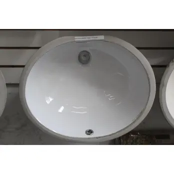 Lavabo de tocador ovalado - Blanco