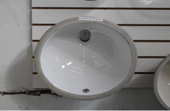 Oval Vanity Sink - White Petit