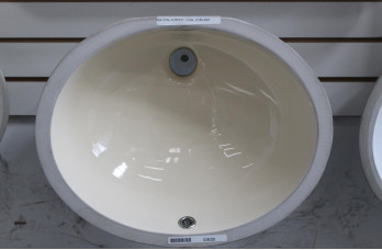 Oval Vanity Sink - Almond
