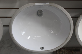 Oval Vanity Sink - White